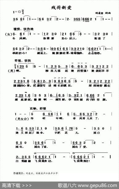 残荷新爱 - 刘凌雪|刘凌雪