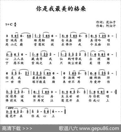 你是我最美的格桑 - 花仙子|阿汝汗