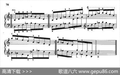 哈农钢琴练指法（第二部分·42在减七和弦琶音进行中手指伸张练习）|查尔斯·路易斯·哈农