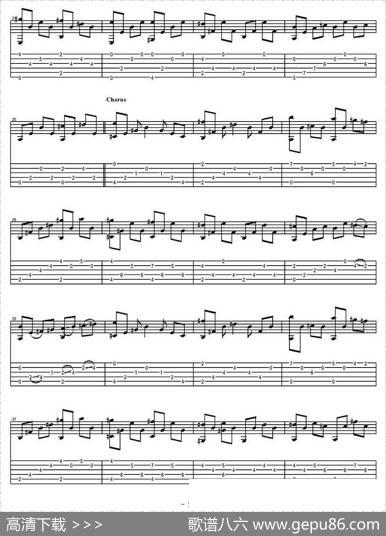 MyHeartWillGoOn（指弹谱）