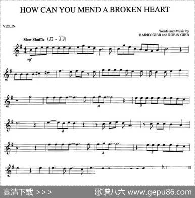 HOWCANYOUMENDABROKENHEART