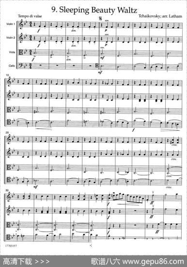 SLEEPINGBEAUTYWALTZ（弦乐四重奏）
