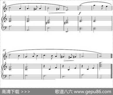 Greensleeves绿袖子（小提琴+钢琴伴奏）