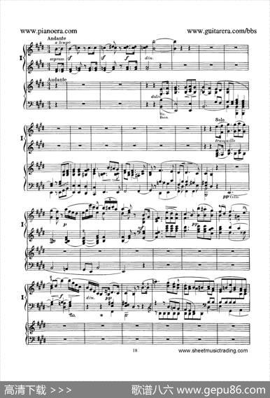 PianoConcertoNo.1ingMinorOp.25（g小调第一钢琴协奏曲·双钢琴）|门德尔松
