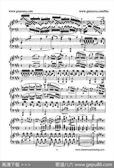 PianoConcertoNo.1ingMinorOp.25（g小调第一钢琴协奏曲·双钢琴）|门德尔松