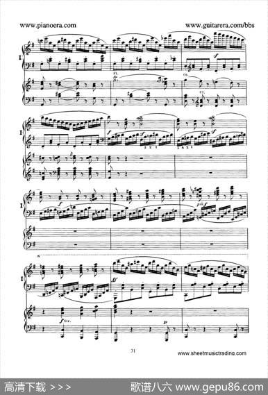 PianoConcertoNo.1ingMinorOp.25（g小调第一钢琴协奏曲·双钢琴）|门德尔松