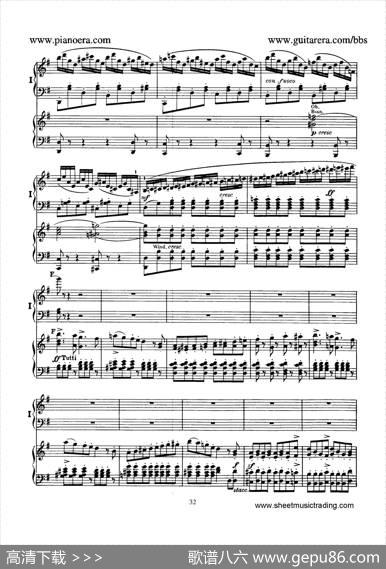 PianoConcertoNo.1ingMinorOp.25（g小调第一钢琴协奏曲·双钢琴）|门德尔松