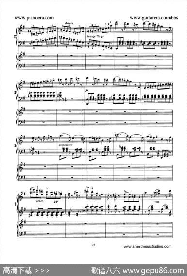 PianoConcertoNo.1ingMinorOp.25（g小调第一钢琴协奏曲·双钢琴）|门德尔松