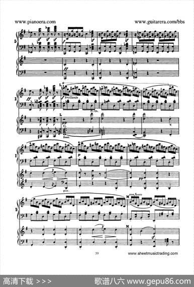 PianoConcertoNo.1ingMinorOp.25（g小调第一钢琴协奏曲·双钢琴）|门德尔松