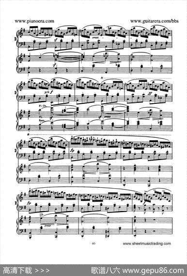 PianoConcertoNo.1ingMinorOp.25（g小调第一钢琴协奏曲·双钢琴）|门德尔松