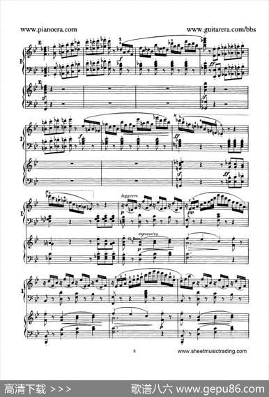 PianoConcertoNo.1ingMinorOp.25（g小调第一钢琴协奏曲·双钢琴）|门德尔松