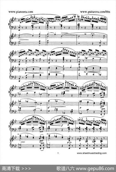 PianoConcertoNo.1ingMinorOp.25（g小调第一钢琴协奏曲·双钢琴）|门德尔松
