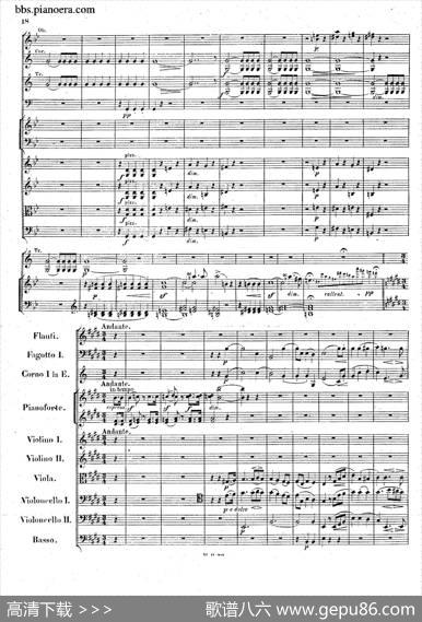 PianoConcertoNo.1ingMinorOp.25（g小调第一钢琴协奏曲·总谱）|门德尔松