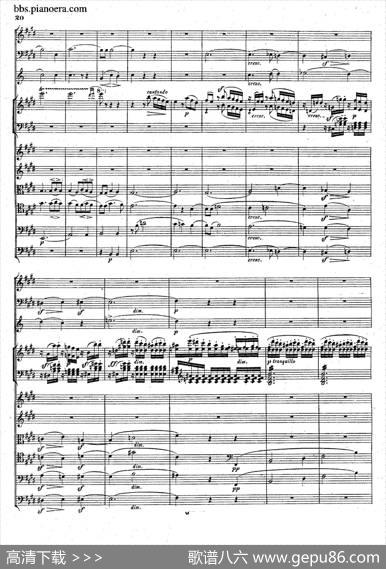 PianoConcertoNo.1ingMinorOp.25（g小调第一钢琴协奏曲·总谱）|门德尔松
