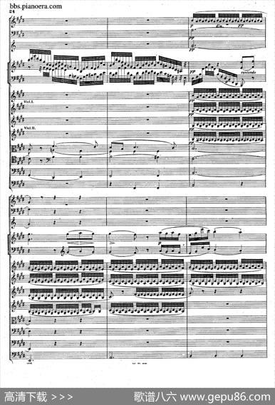 PianoConcertoNo.1ingMinorOp.25（g小调第一钢琴协奏曲·总谱）|门德尔松