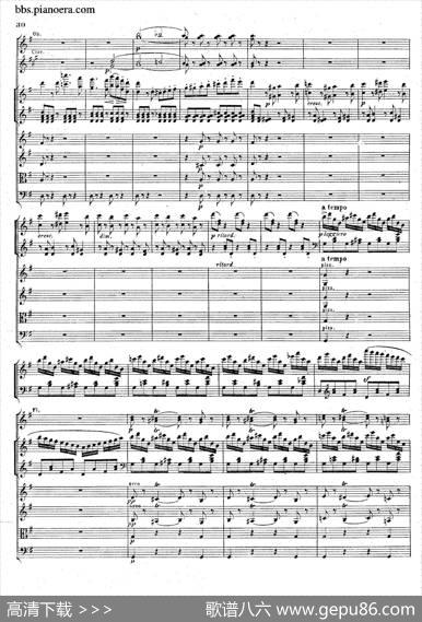 PianoConcertoNo.1ingMinorOp.25（g小调第一钢琴协奏曲·总谱）|门德尔松