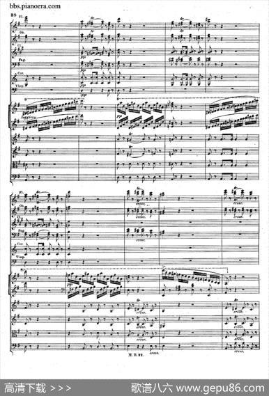 PianoConcertoNo.1ingMinorOp.25（g小调第一钢琴协奏曲·总谱）|门德尔松