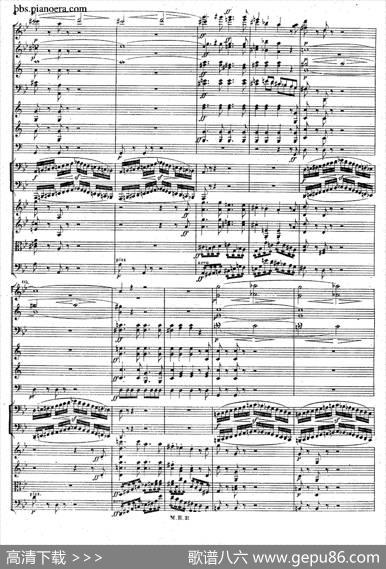 PianoConcertoNo.1ingMinorOp.25（g小调第一钢琴协奏曲·总谱）|门德尔松