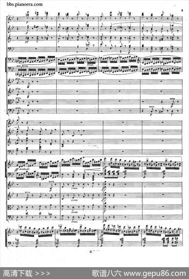 PianoConcertoNo.1ingMinorOp.25（g小调第一钢琴协奏曲·总谱）|门德尔松