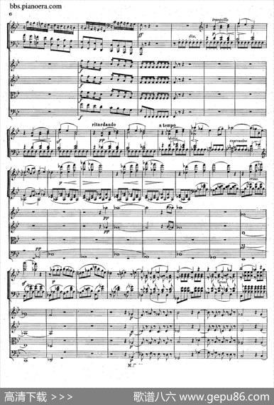 PianoConcertoNo.1ingMinorOp.25（g小调第一钢琴协奏曲·总谱）|门德尔松