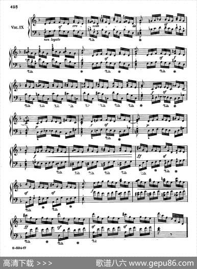 VariationsSerieusesOp.54（d小调庄严变奏曲）|门德尔松
