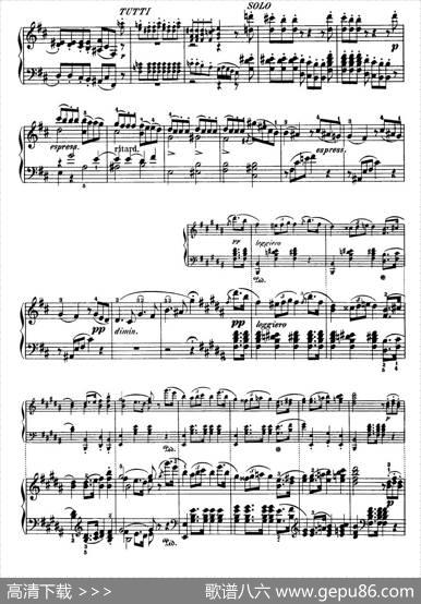 CapriccioBrillanteinBMajorOp.22（B大调华丽随想曲·钢琴独奏）|门德尔松