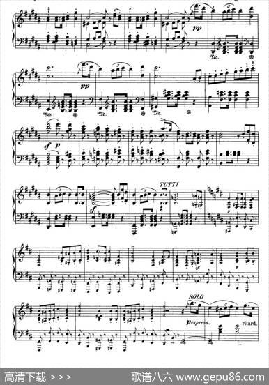 CapriccioBrillanteinBMajorOp.22（B大调华丽随想曲·钢琴独奏）|门德尔松
