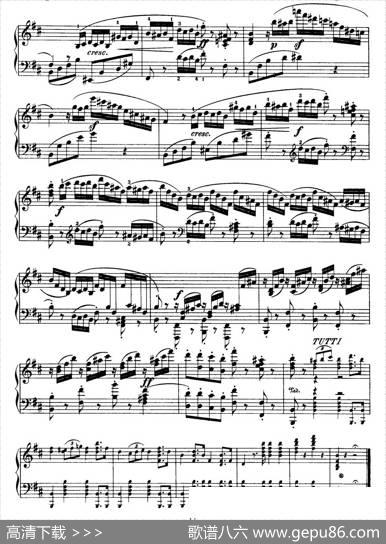 CapriccioBrillanteinBMajorOp.22（B大调华丽随想曲·钢琴独奏）|门德尔松