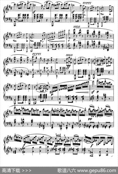CapriccioBrillanteinBMajorOp.22（B大调华丽随想曲·钢琴独奏）|门德尔松