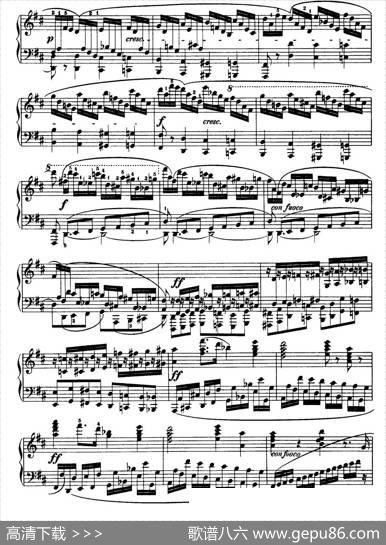 CapriccioBrillanteinBMajorOp.22（B大调华丽随想曲·钢琴独奏）|门德尔松