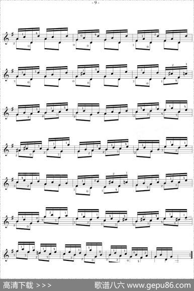 FernandoSor《12Studies,Op.35》（STUDY5）