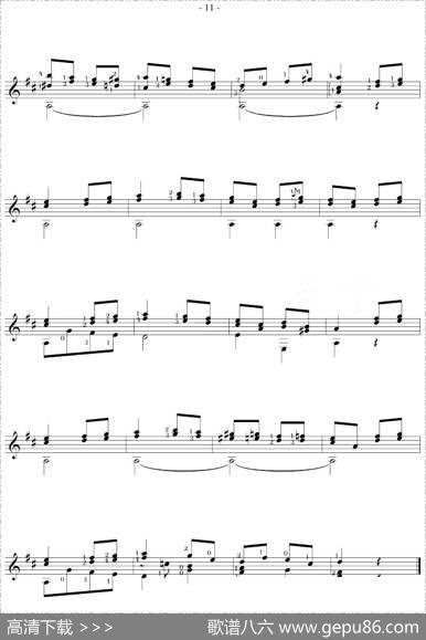 FernandoSor《12Studies,Op.35》（STUDY6）