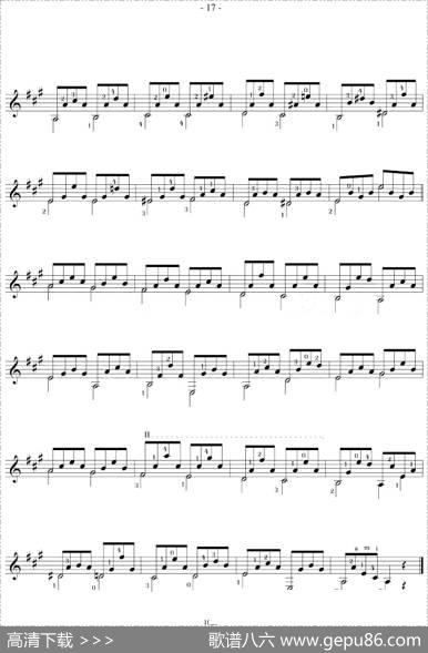 FernandoSor《12Studies,Op.35》（STUDY9）