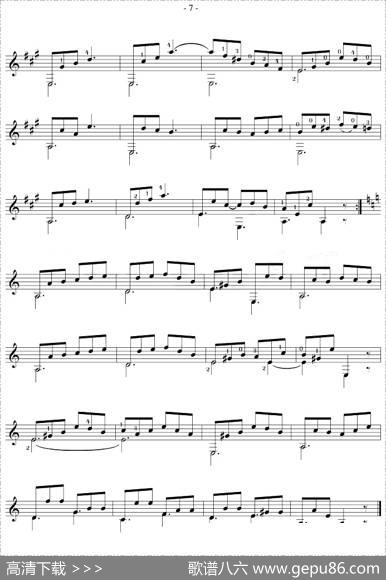 FernandoSor《12Studies,Op.60》（STUDY4）