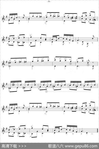 FernandoSor《12Studies,Op.60》（STUDY5）
