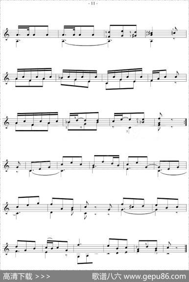 FernandoSor《12Studies,Op.60》（STUDY6）