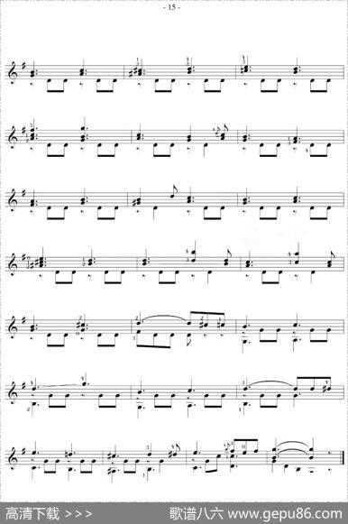 FernandoSor《12Studies,Op.60》（STUDY8）
