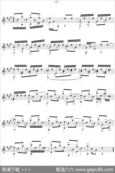 FernandoSor《12Studies,Op.60》（STUDY12）