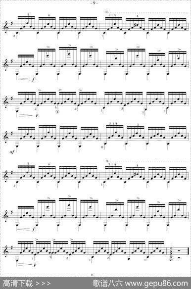 MauroGiuliani《12Studies,Op.48》（STUDY6）