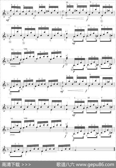 MauroGiuliani《12Studies,Op.48》（STUDY7）