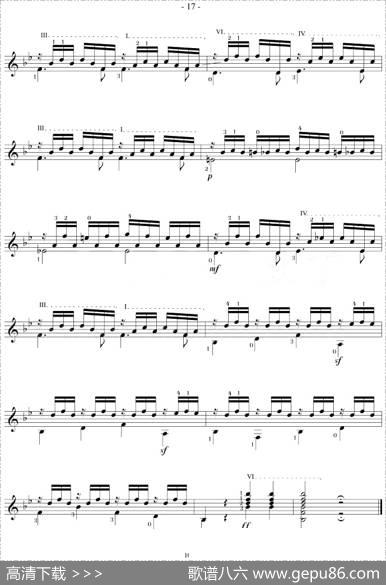 MauroGiuliani《12Studies,Op.48》（STUDY10）