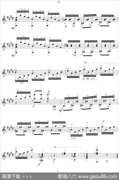 MauroGiuliani《12Studies,Op.48》（STUDY14）