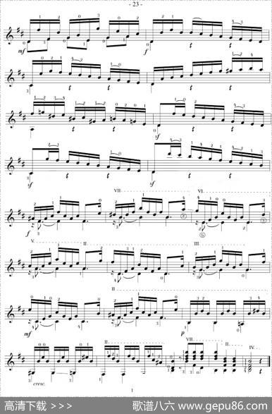 MauroGiuliani《12Studies,Op.48》（STUDY23）