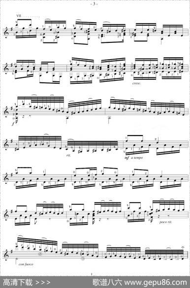 NapoleonCoste《25Studies,Op.38》（STUDY10）