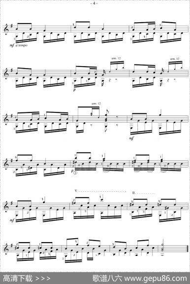 NapoleonCoste《25Studies,Op.38》（STUDY10）