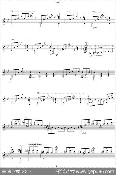 NapoleonCoste《25Studies,Op.38》（STUDY11）