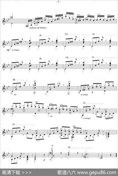 NapoleonCoste《25Studies,Op.38》（STUDY11）