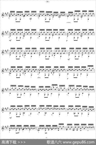 NapoleonCoste《25Studies,Op.38》（STUDY15）