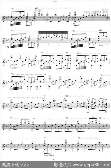 NapoleonCoste《25Studies,Op.38》（STUDY18）