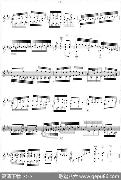 NapoleonCoste《25Studies,Op.38》（STUDY19）
